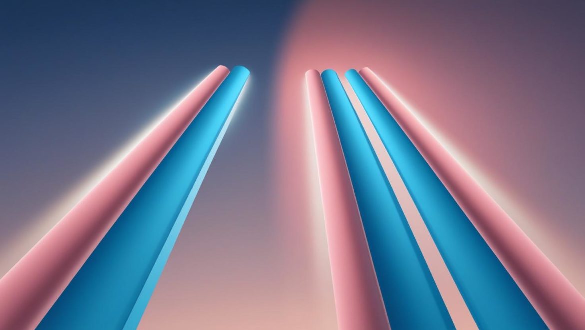 crea-due-raggi-di-luce-blu-paralleli-e-altri-due-rosa-paralleli-tra-loro